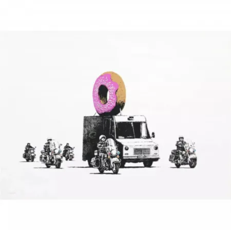 Сериграфия Banksy - Donuts - Strawberry