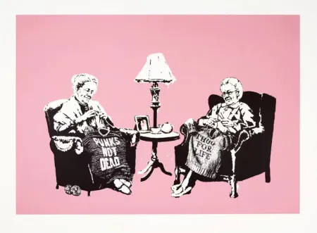 Сериграфия Banksy - Grannies (Unsigned)
