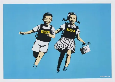 Сериграфия Banksy - Jack & Jill (Unsigned)