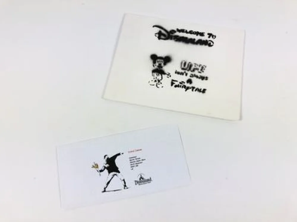 Трафарет Banksy - Life isn't always a fairytale