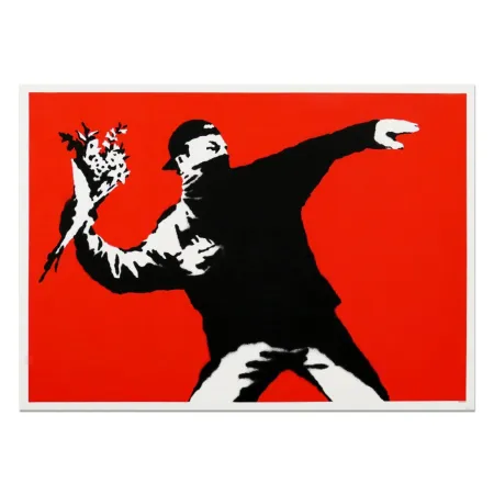 Сериграфия Banksy - Love is in the Air