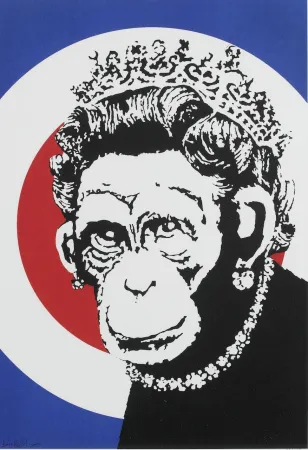 Сериграфия Banksy - Monkey Queen