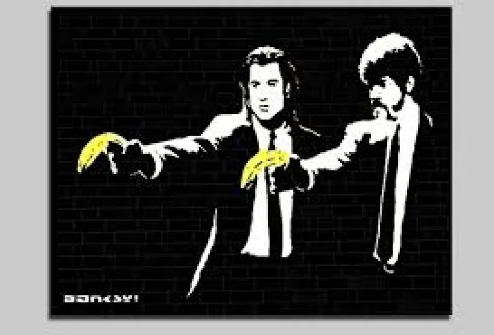 Сериграфия Banksy - Pulp Fiction