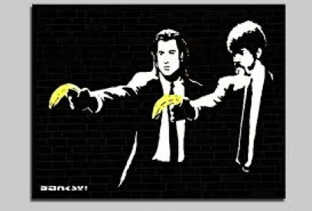 Сериграфия Banksy - Pulp Fiction