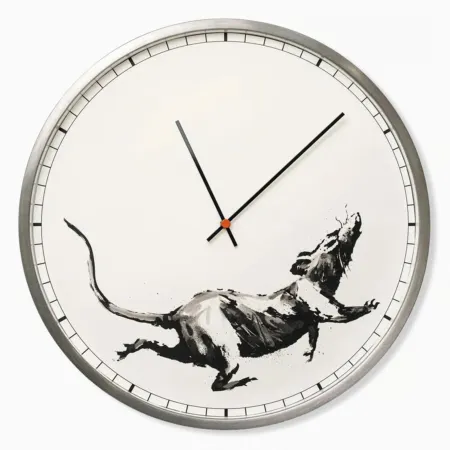 Многоэкземплярное Произведение Banksy - Rat Clock