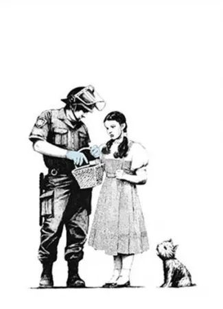 Сериграфия Banksy - Stop and Search