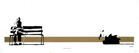 Сериграфия Banksy - Super Mare