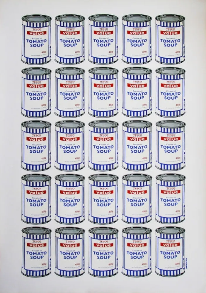 Литография Banksy - Tesco Soup Can