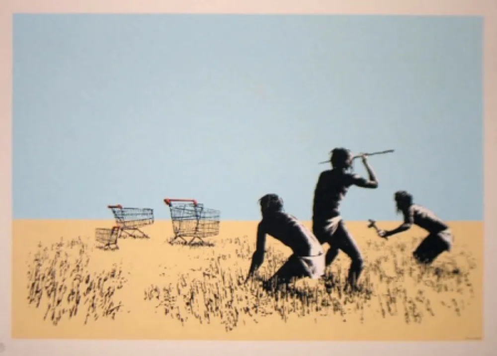 Сериграфия Banksy - Trolley Hunters - Trolleys 