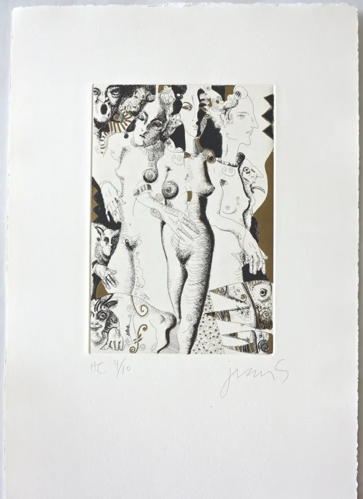 Гравюра Barbera - Seduccion