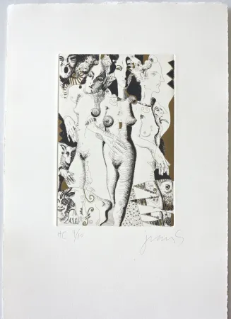 Гравюра Barbera - Seduccion