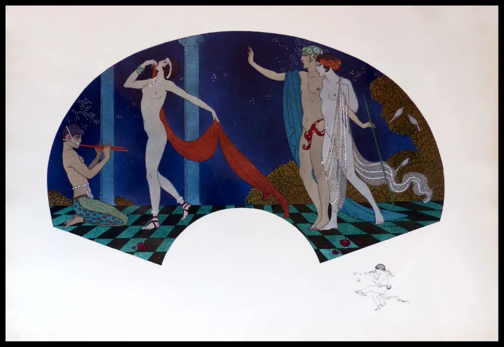 Трафарет Barbier - L'éventail