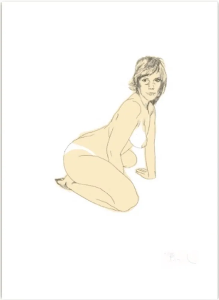 Сериграфия Barbier - Nu (Collection Naked)