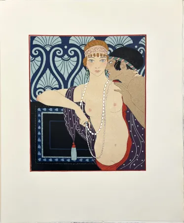 Иллюстрированная Книга Barbier - P. Loüys. LES CHANSONS DE BILITIS. Taduit du grec. Illustrations de G. Barbier gravées sur bois par F.L. Schmied (1922)‎ 
