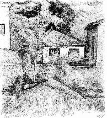 Офорт Barbisan - Periferia