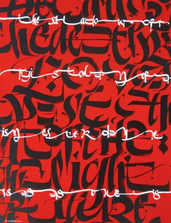 Сериграфия Barcellona - Shadows of Tomorrow