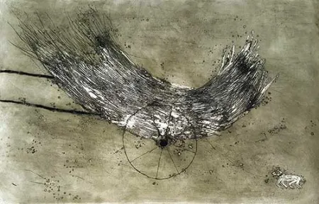 Гравюра Barcelo - La charette de foin