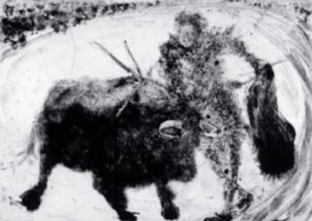 Офорт И Аквитанта Barcelo - La Tauromaquia