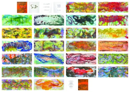 Литография Barcelo - Le Bestiaire ou Cortège d'Orphée de Guillaume Apollinaire par Miquel Barceló