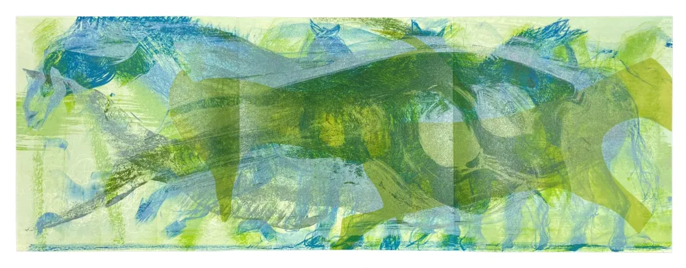 Литография Barcelo - Le Cheval