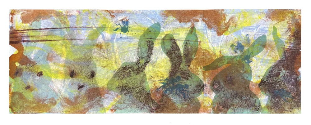 Литография Barcelo - Le Lapin