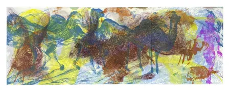 Литография Barcelo - Le Lièvre