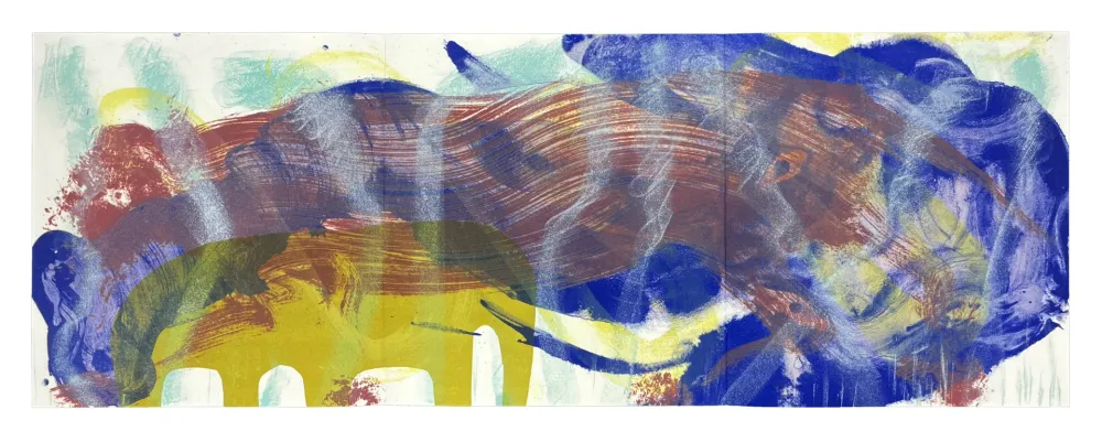 Литография Barcelo - L’Éléphant