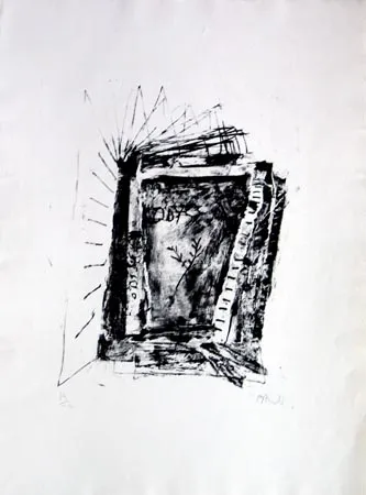 Литография Barcelo - Sans titre