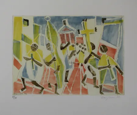 Офорт И Аквитанта Bargheer - Corpus Domini