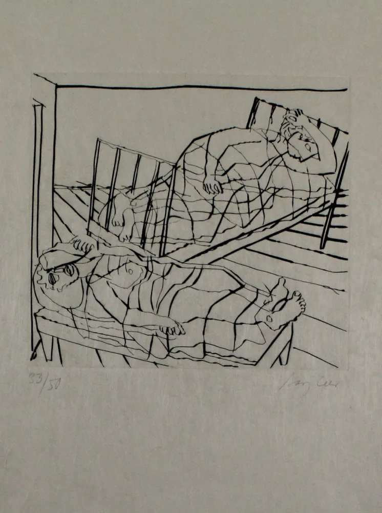 Гравюра Bargheer - Der Gast