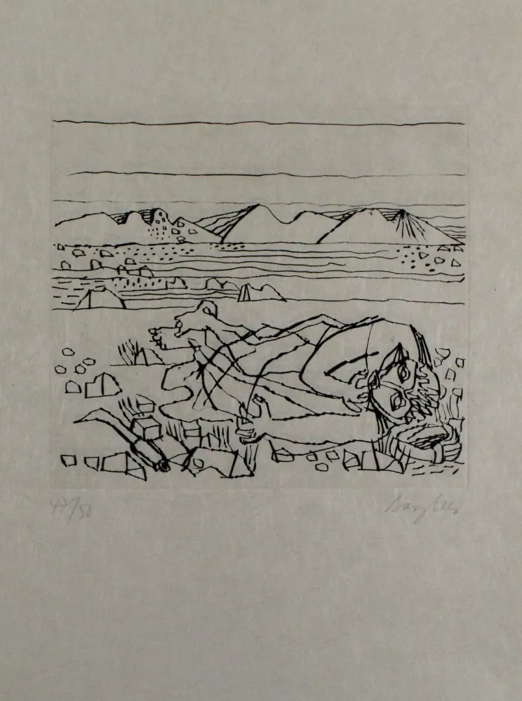 Гравюра Bargheer - Der Gast