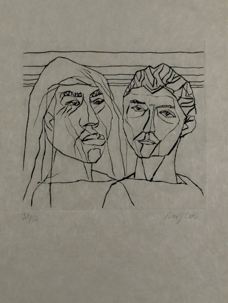 Гравюра Bargheer - Der Gast