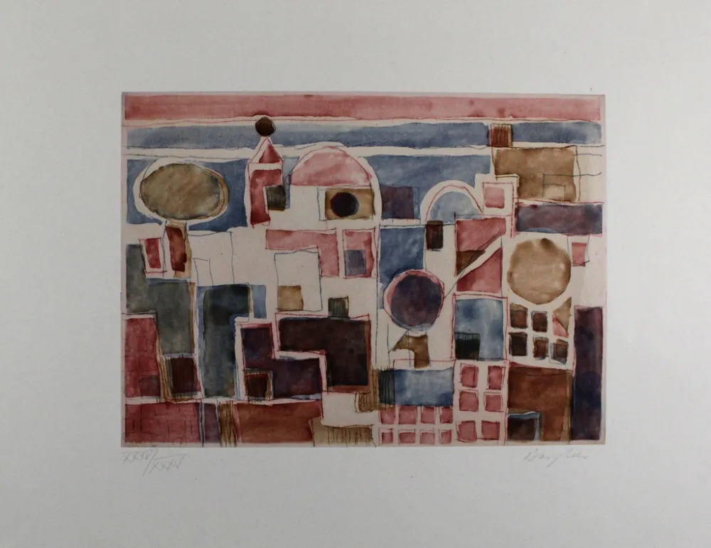 Офорт И Аквитанта Bargheer - Forio d'Ischia