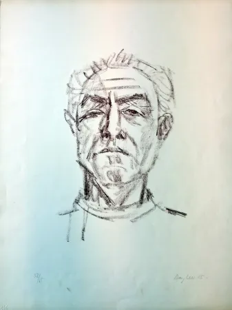 Литография Bargheer - Selbstbildnis