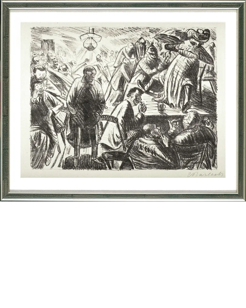 Литография Barlach - Frau Venus, 1919