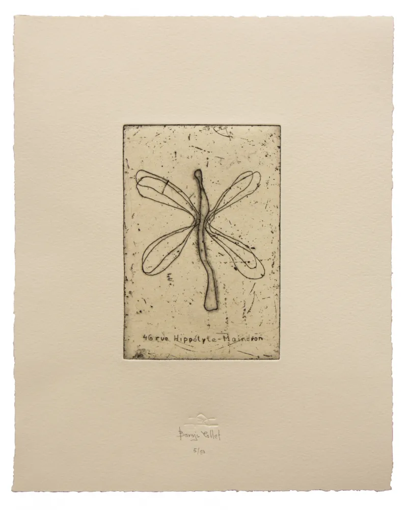 Офорт Baroja-Collet - 46 Rue Hippólyte-Maindron