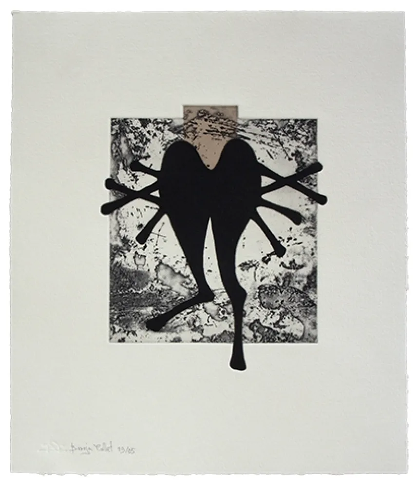 Офорт И Аквитанта Baroja-Collet - El beso