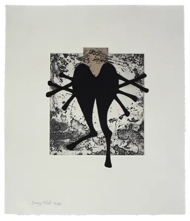 Офорт И Аквитанта Baroja-Collet - El beso