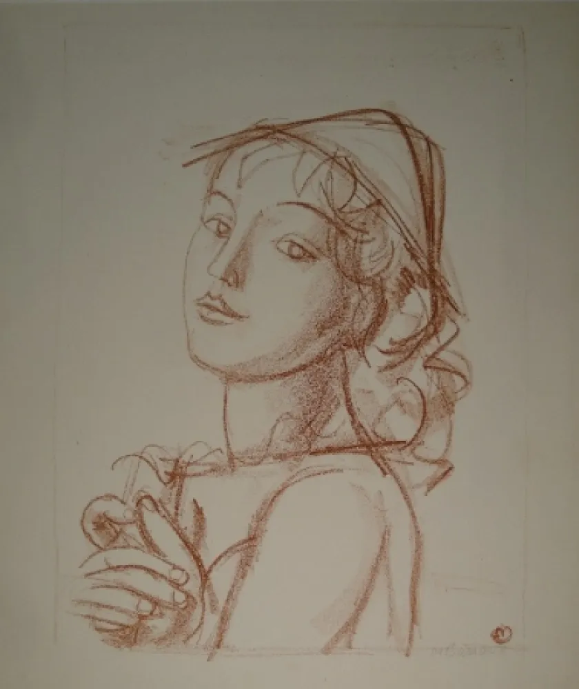 Литография Barraud - Arlequin