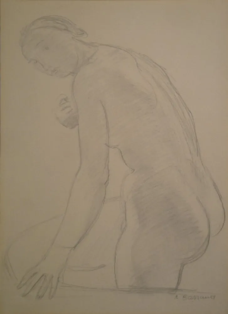 Нет Никаких Технических Barraud - (Stehender weiblicher Akt)