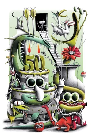 Цифровой Эстамп Barrome Forgues - 50 ans