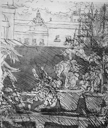 Офорт Bartolini - Altana romana