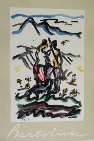 Литография Bartolini - Cacciatore felice