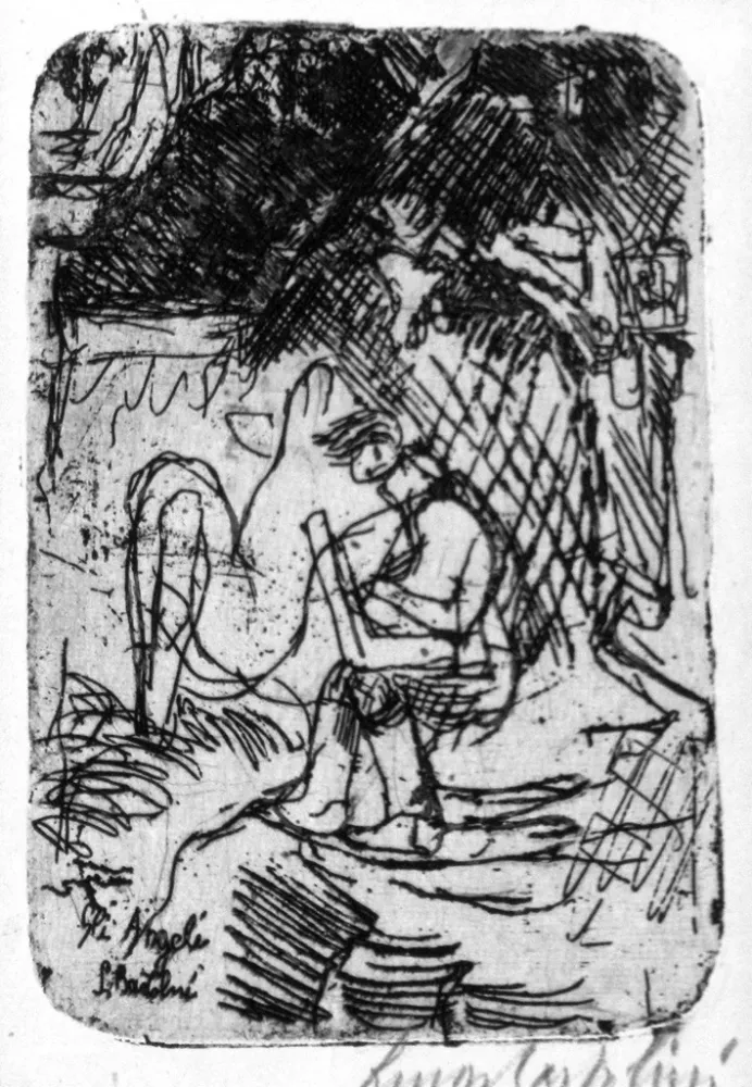 Офорт Bartolini - Gli angeli