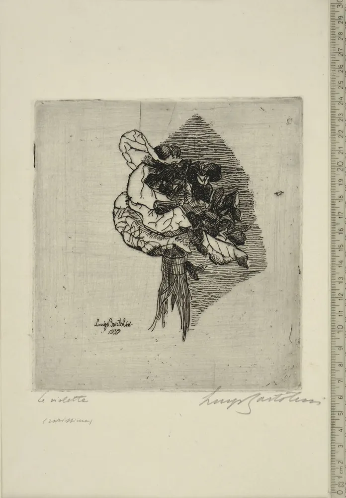 Офорт Bartolini - LE VIOLETTE