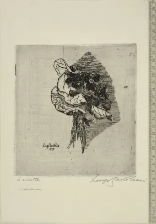 Офорт Bartolini - LE VIOLETTE