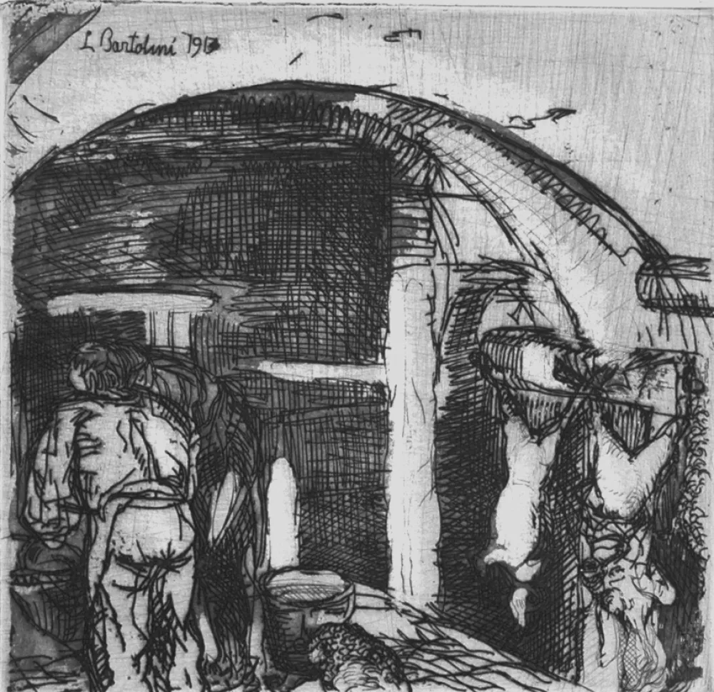 Офорт Bartolini - Pasqua