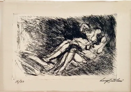 Офорт Bartolini - Ragazze distese