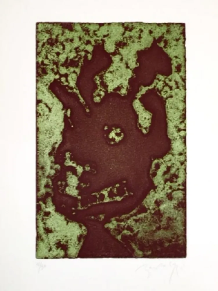 Офорт Bartolozzi - PERSONAJE NEGRO