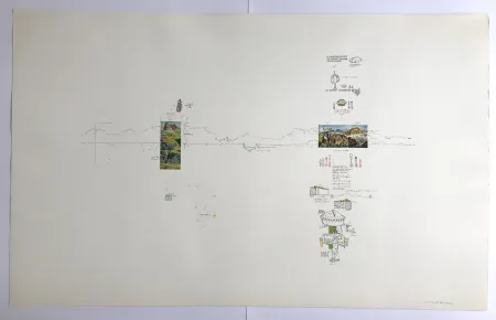 Сериграфия Baruchello - Sans titre (Rosengarten Ice Cream Sundae)